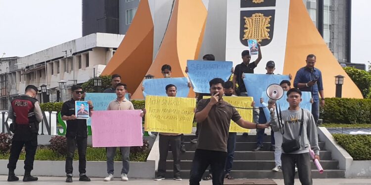 LMND Gelar Aksi di Banda Aceh: Desak Bupati Copot Plt Kadis Pendidikan Aceh Singkil yang Dinilai Gagal‎