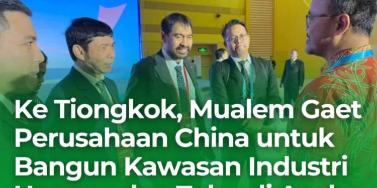 Gubernur Aceh Gaet Investor Tiongkok Bangun Kawasan Industri Unggas Berteknologi Tinggi