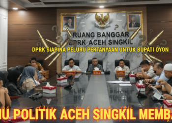 Suhu Politik Aceh Singkil Membara, DPRK Siapkan Peluru Pertanyaan untuk Bupati Oyon‎