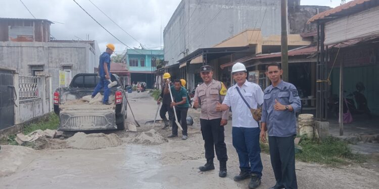 Sinergi Lintas Sektor, Kawasan Kantor Camat Gunung Meriah Segera Bebas Macet!