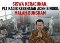 Siswa Keracunan, Plt Kadis Kesehatan Aceh Singkil Malah Bungkam? AMPAS: Ada Apa?‎