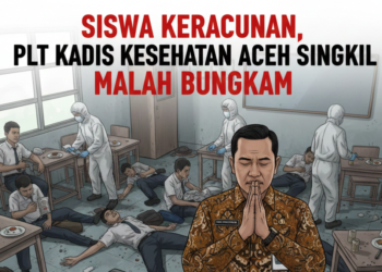 Siswa Keracunan, Plt Kadis Kesehatan Aceh Singkil Malah Bungkam? AMPAS: Ada Apa?‎