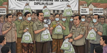 Polemik Banpres Daging Tak Layak, Dipilih-pilih, Tokoh Masyarakat Kompak, Kembalikan Bantuan ke Camat