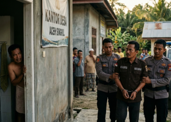 Oknum Kepala Desa di Aceh Singkil Diringkus, Intip Sekdes Mandi Lalu Lakukan Pemerasan