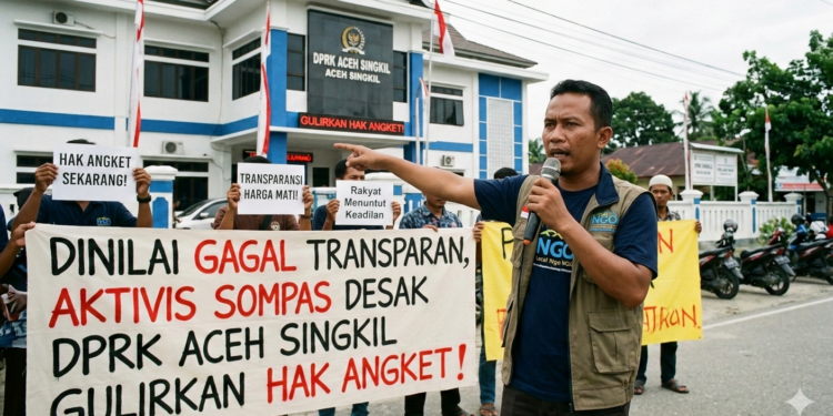 Dinilai Gagal Transparan, Aktivis SOMPAS Desak DPRK Aceh Singkil Gulirkan Hak Angket!