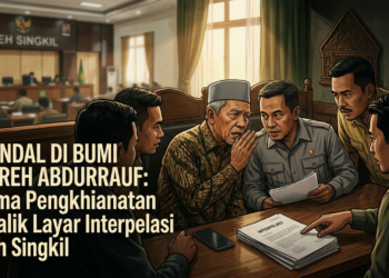 SKANDAL DI BUMI SYEKH ABDURRAUF: Aroma Pengkhianatan di Balik Layar Interpelasi Aceh Singkil‎