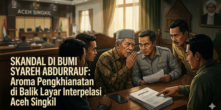 SKANDAL DI BUMI SYEKH ABDURRAUF: Aroma Pengkhianatan di Balik Layar Interpelasi Aceh Singkil‎