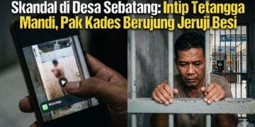Skandal di Desa Sebatang: Intip Tetangga Mandi, Pak Kades Berujung Jeruji Besi
