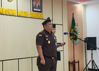 ‎Kajari Aceh Singkil Lantik Dua Pejabat Eselon V, Perkuat Bidang Intelijen dan Datun