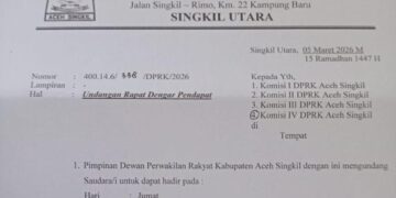 DPRK Aceh Singkil Panggil Pihak Terkait, Soroti Dana Banpres Pasca-Banjir dan Netralitas ASN‎