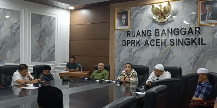 RDP DPRK Aceh Singkil Memanas, Oknum Kabid Disdikbud Diduga Terlibat Aksi Demo