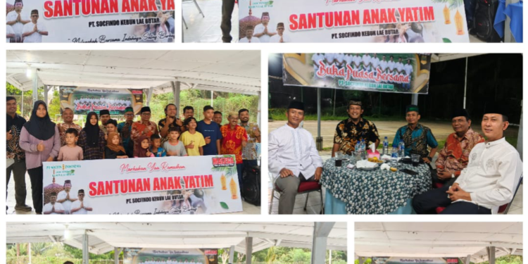 ‎PT Socfindo Kebun Lae butar Santuni Ratusan Anak Yatim