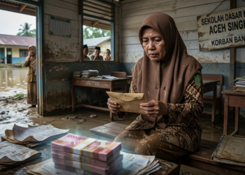 Di Balik Secercah Harapan, Misteri Anggaran Bantuan Guru Korban Banjir Aceh Singkil