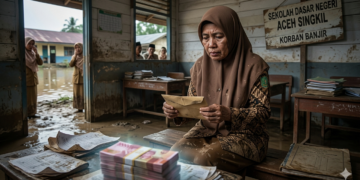 Di Balik Secercah Harapan, Misteri Anggaran Bantuan Guru Korban Banjir Aceh Singkil