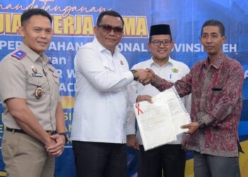 Sinergi Tiga Instansi, Amankan Aset Umat, Aceh Percepat Sertifikasi Tanah Wakaf‎
