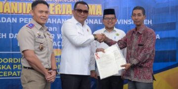Sinergi Tiga Instansi, Amankan Aset Umat, Aceh Percepat Sertifikasi Tanah Wakaf‎