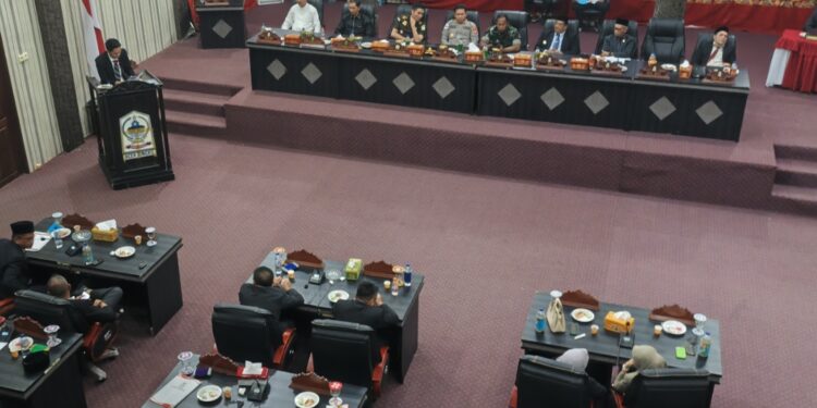 APBK Aceh Singkil 2026, Dua Fraksi Menolak, Pengesahan Berakhir Buntu‎