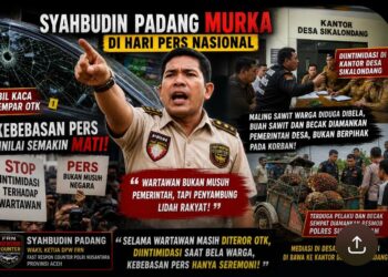 Syahbudin Padang Murka, Mobil Dilempar OTK hingga Intimidasi di Kantor Desa Sikalondang‎