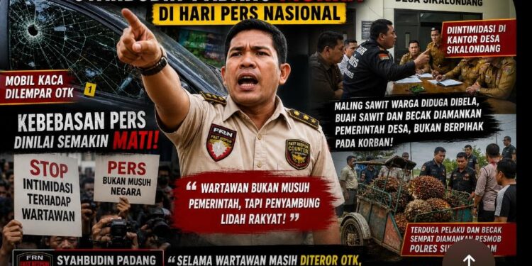 Syahbudin Padang Murka, Mobil Dilempar OTK hingga Intimidasi di Kantor Desa Sikalondang‎
