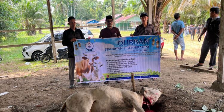 Gema Takbir di Tapal Batas,Tangis Haru dan Bahagia Warga Lae Balno Sambut Qurban dari Forum Dakwah Perbatasan