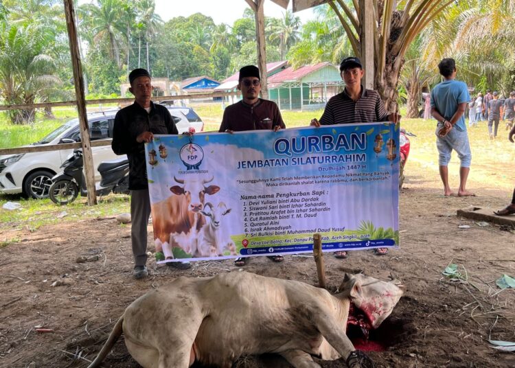 Gema Takbir di Tapal Batas,Tangis Haru dan Bahagia Warga Lae Balno Sambut Qurban dari Forum Dakwah Perbatasan