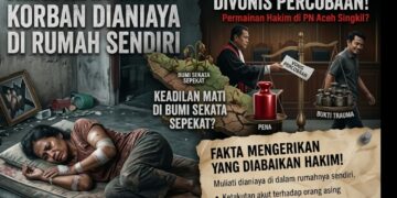 ‎Keadilan Mati di Bumi Sekata Sepekat, Korban Dianiaya di Rumah Sendiri, Pelaku Hanya Divonis Percobaan