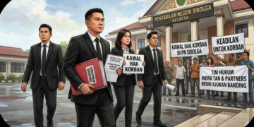 Kawal Hak Korban di PN Sibolga, Tim Hukum Indra Tan dan Partners Resmi Ajukan Banding