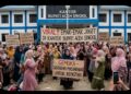 Viral Emak-Emak Joget di Kantor Bupati Aceh Singkil, GEMUKA, Itu Ekspresi Kejenuhan Menunggu Kepastian!