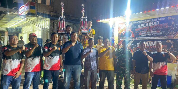 Smash Salto di Lipat Kajang Atas, Turnamen Sepak Takraw CUP I Simpang Kanan Sukses Melahirkan Potensi Atlet Muda Aceh Singkil