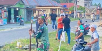 Merah Putih Serentak Berkibar, Pemuda Desa Blok VI Baru Sulap Wajah Aceh Singkil Sambut HUT RI ke-81