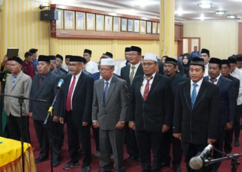 Bupati Safriadi Oyon Lantik 57 Pejabat Sekaligus di Op-Room, Pesan Tegas – Jangan Hanya Rutin, Harus Hadir dan Peka!