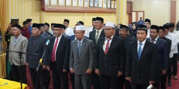Bupati Safriadi Oyon Lantik 57 Pejabat Sekaligus di Op-Room, Pesan Tegas – Jangan Hanya Rutin, Harus Hadir dan Peka!