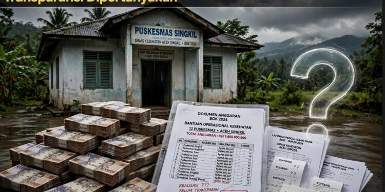 Rp11,6 Miliar BOK untuk 12 Puskesmas di Aceh Singkil, Ke Mana Realisasinya? Transparansi Dipertanyakan