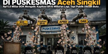 Fenomena 4 Keran Uang DI PUSKESMAS Aceh Singkil Rp11,6 Miliar BOK Mengalir, Kapitasi BPJS Miliaran Lagi, Tapi Publik Dibuat Buta