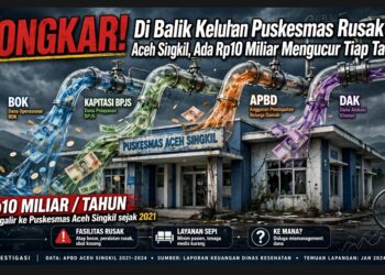 BONGKAR! Di Balik Keluhan Puskesmas Rusak di Aceh Singkil, Ada Rp10 Miliar Mengucur Tiap Tahun